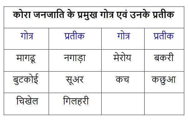 You are currently viewing कोरा जनजाति  kora tribe