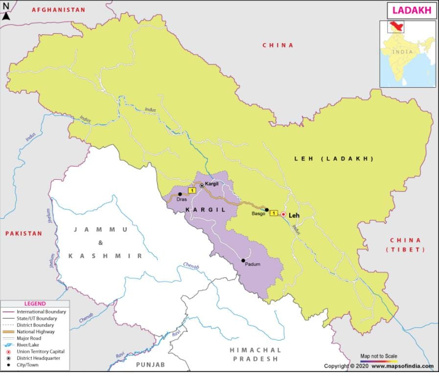 You are currently viewing Ladaakh (UT)  CURRENT AFFAIRS AND GK